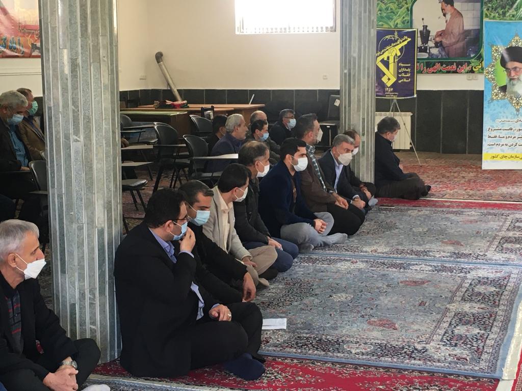 مراسم گرامیداشت هفته بسیج در سازمان چای کشور برگزار شد