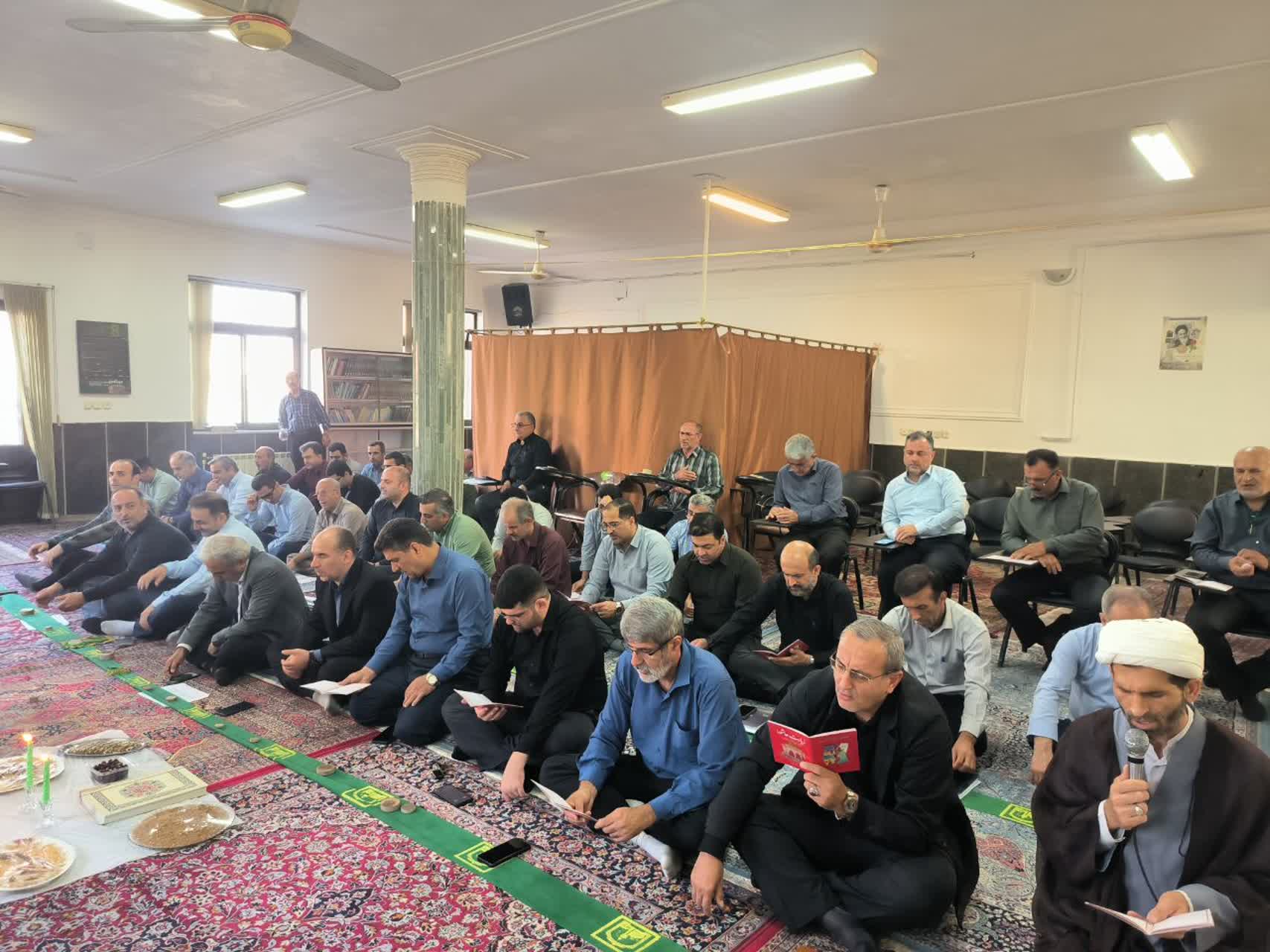 برگزاری مراسم عزاداری اربعین حسینی در نمازخانه سازمان چای کشور