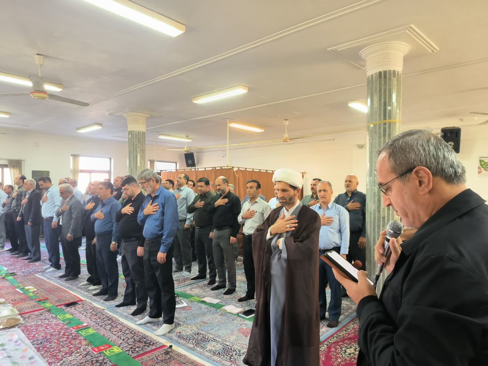 برگزاری مراسم عزاداری اربعین حسینی در نمازخانه سازمان چای کشور
