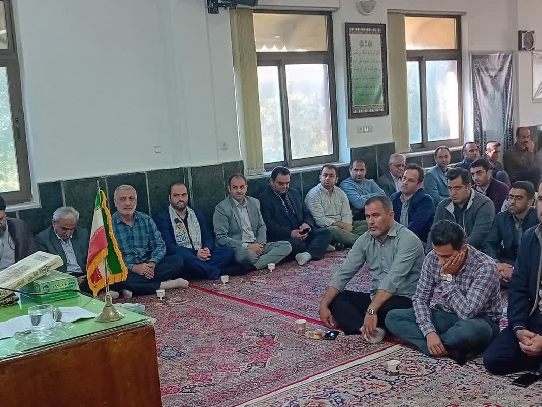 مراسم گرامیداشت هفته بسیج در سازمان چای کشور برگزارشد
