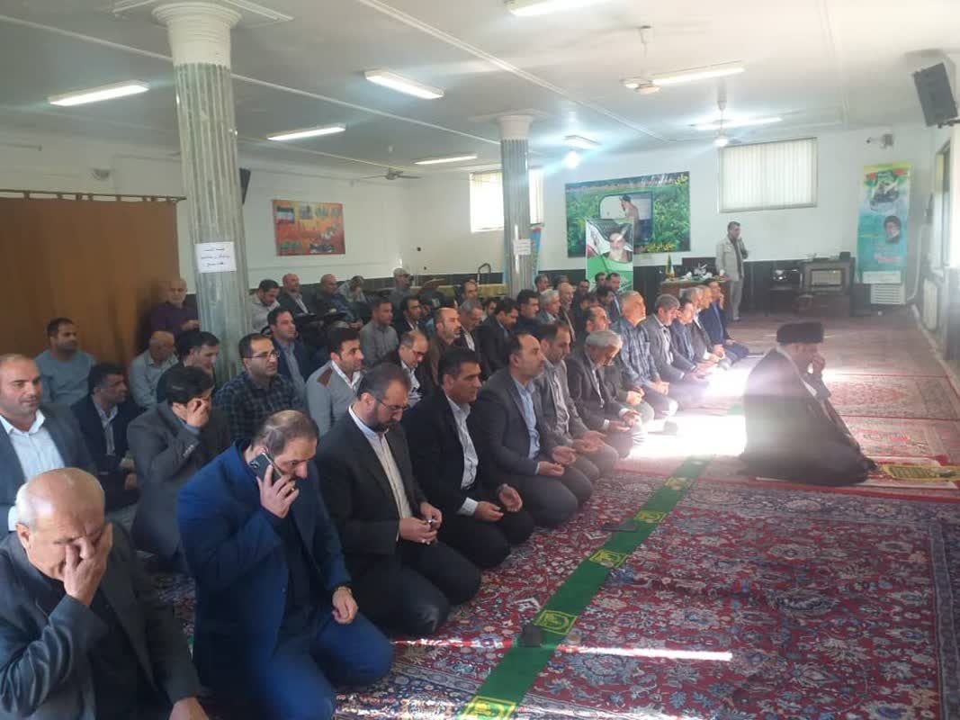 مراسم گرامیداشت هفته بسیج در سازمان چای کشور برگزارشد