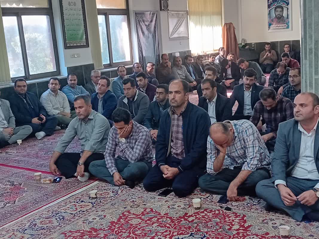 مراسم گرامیداشت هفته بسیج در سازمان چای کشور برگزارشد