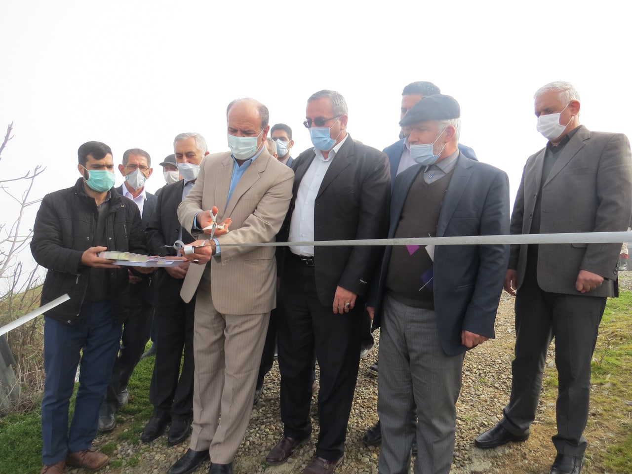 افتتاح پروژه احیاء30 هکتار از باغات رهاشده شهرستان لنگرود