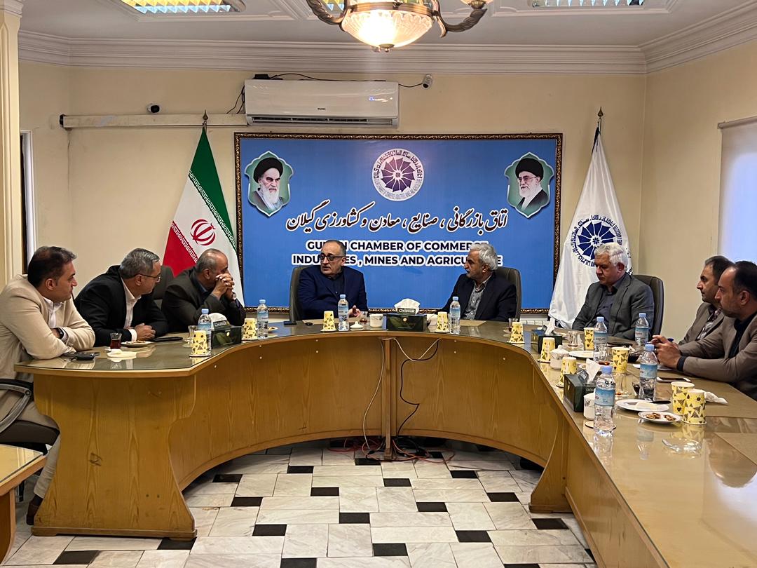 دیدار رئیس سازمان چای کشور با رئیس اتاق بازرگانی استان گیلان