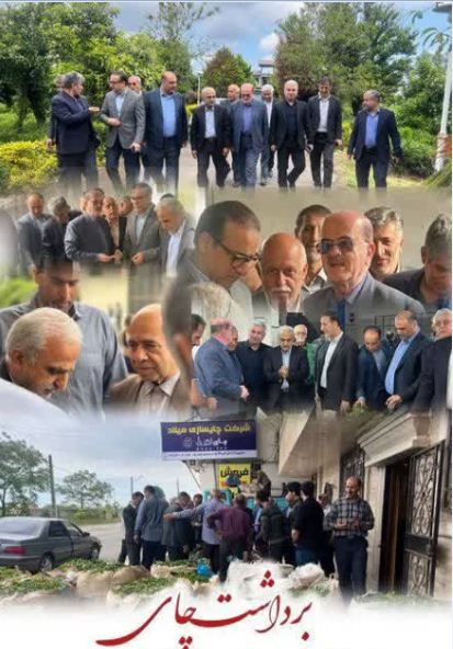 بازدید ریاست سازمان از کارخانجات چایسازی شهرستان لنگرود