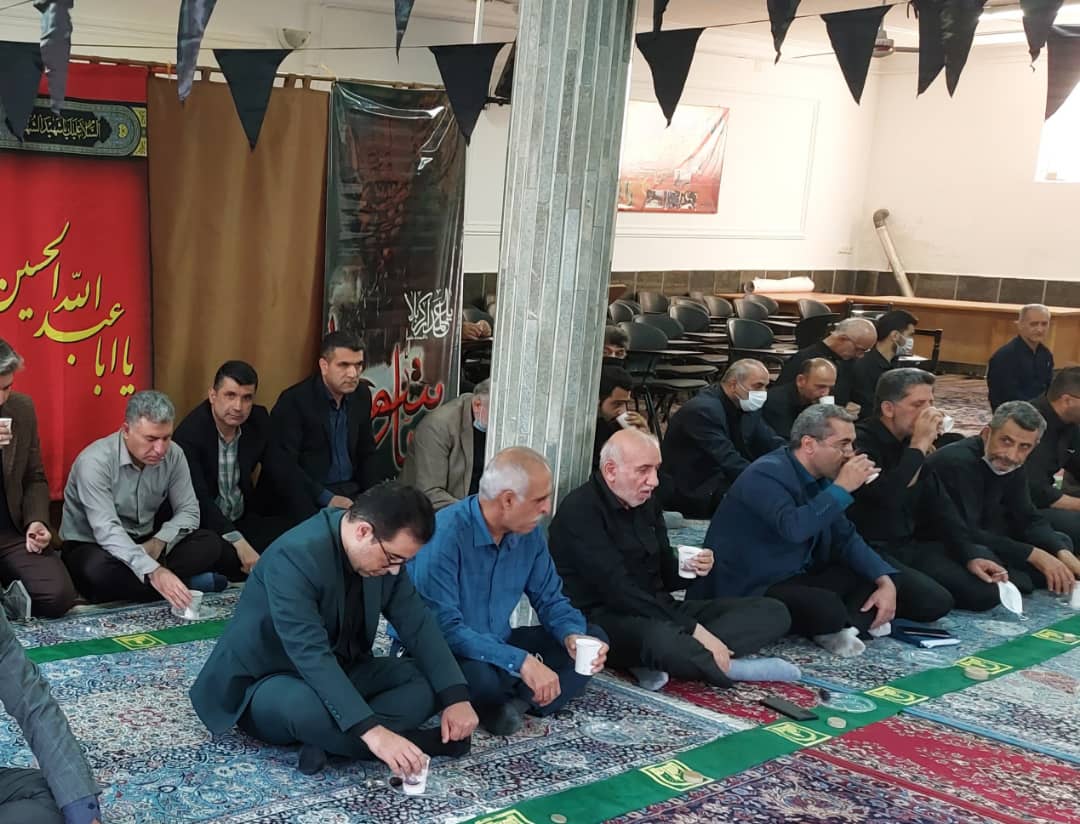 برگزاری مراسم عزاداری و سوگواری حضرت اباعبدلله الحسین در سازمان چای کشور