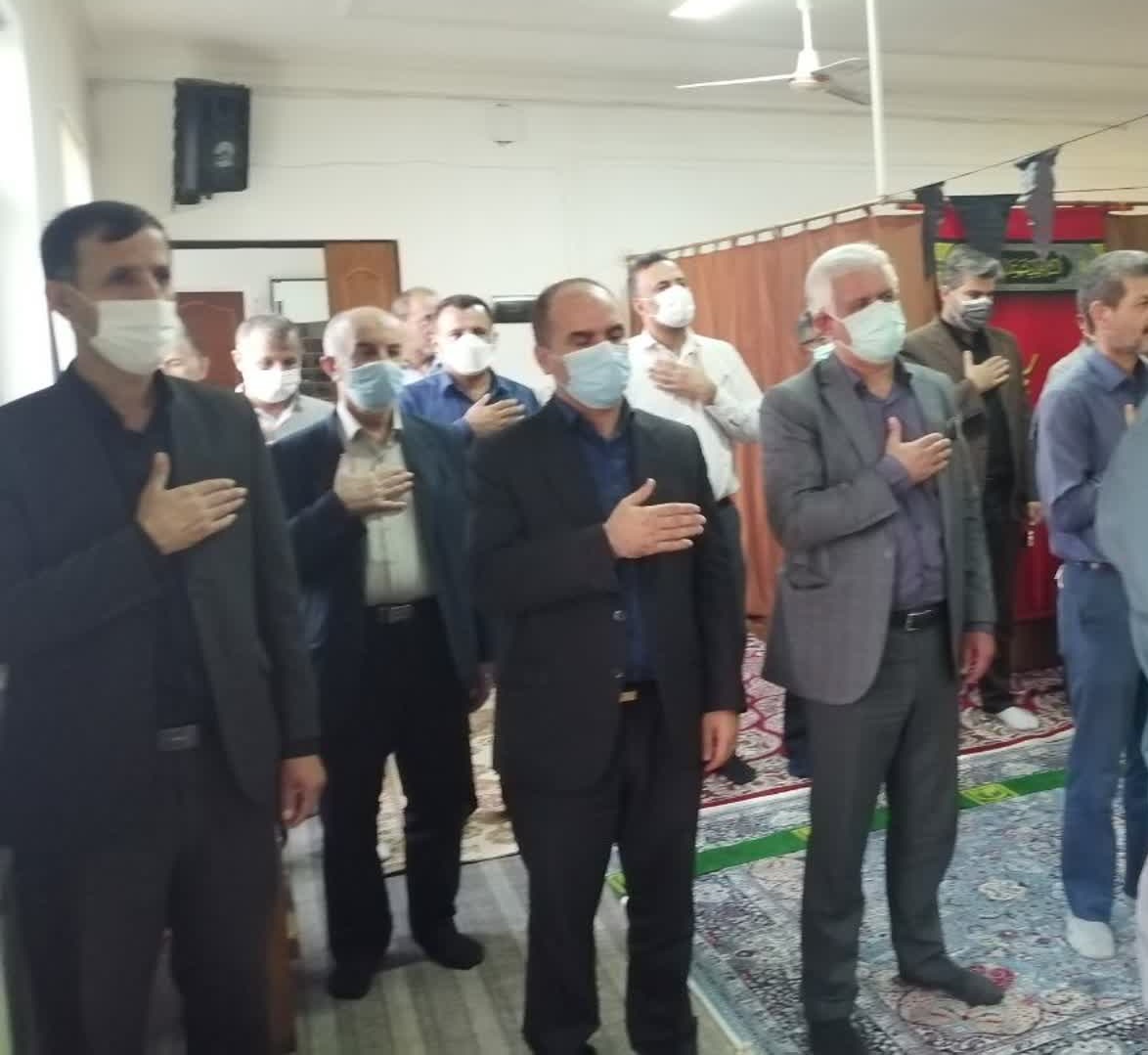 برگزاری مراسم عزاداری و سوگواری حضرت اباعبدلله الحسین در سازمان چای کشور