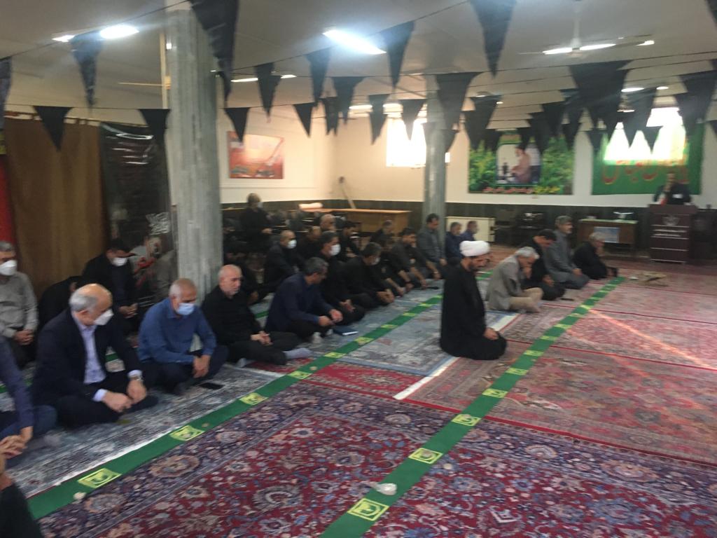 برگزاری مراسم عزاداری و سوگواری حضرت اباعبدلله الحسین در سازمان چای کشور